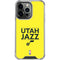 NBA Utah Jazz Standard - Yellow iPhone 16 Pro Clear Case